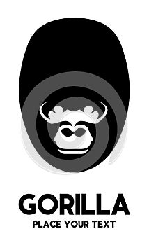 Gorilla iconÃ¢â¬â stock illustration Ã¢â¬â stock illustration file photo